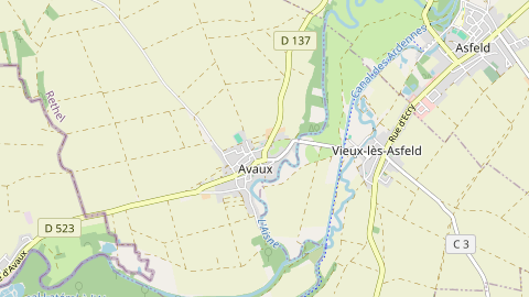 Carte de localisation de l'évènement