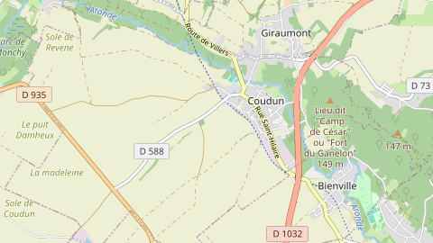 Carte de localisation de l'évènement