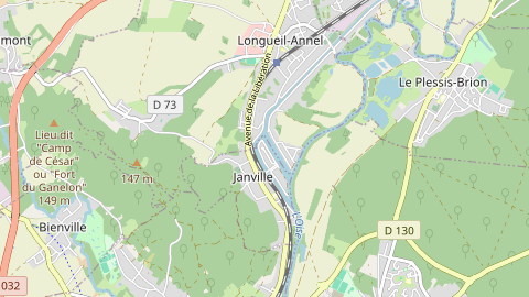 Carte de localisation de l'évènement