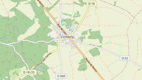 Carte de localisation de l'évènement