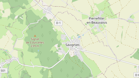 Carte de localisation de l'évènement