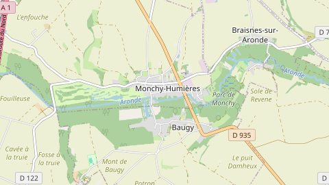 Carte de localisation de l'évènement