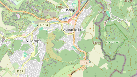 Carte de localisation de l'évènement