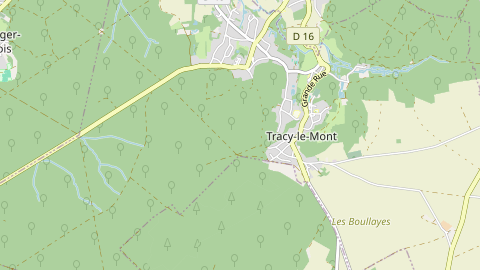 Carte de localisation de l'évènement