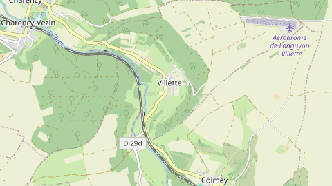 Carte de localisation de l'évènement