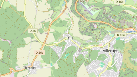 Carte de localisation de l'évènement