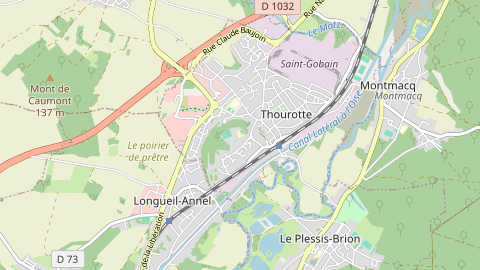 Carte de localisation de l'évènement