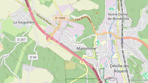 Carte de localisation de l'évènement