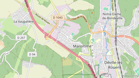 Carte de localisation de l'évènement