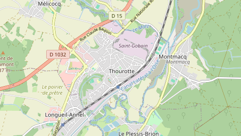 Carte de localisation de l'évènement