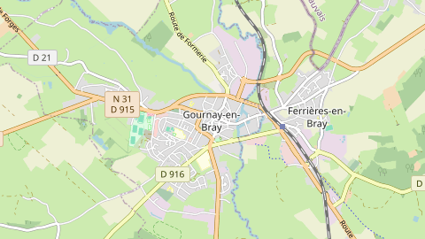 Carte de localisation de l'évènement