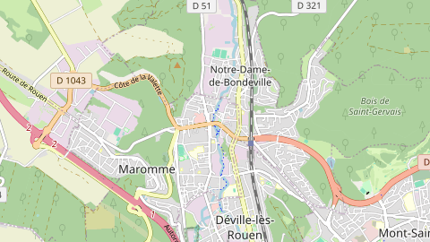 Carte de localisation de l'évènement