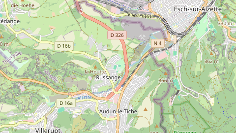 Carte de localisation de l'évènement