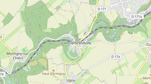 Carte de localisation de l'évènement