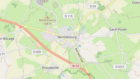 Carte de localisation de l'évènement