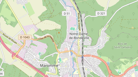 Carte de localisation de l'évènement