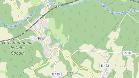 Carte de localisation de l'évènement