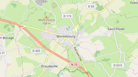Carte de localisation de l'évènement
