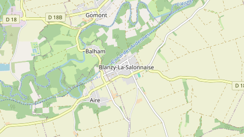 Carte de localisation de l'évènement