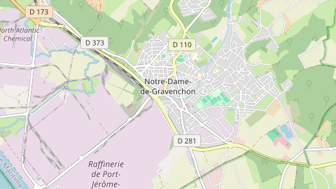 Carte de localisation de l'évènement