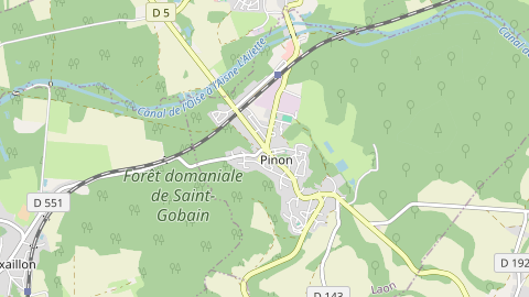 Carte de localisation de l'évènement
