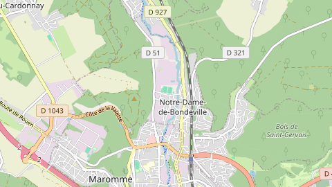 Carte de localisation de l'évènement