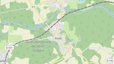 Carte de localisation de l'évènement