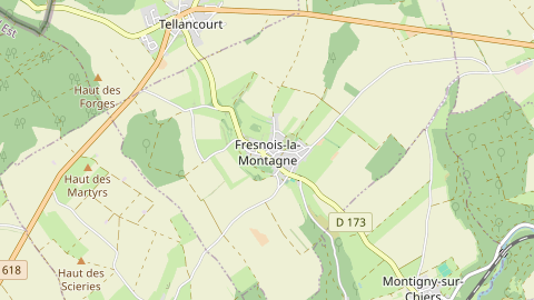 Carte de localisation de l'évènement