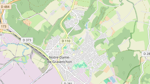 Carte de localisation de l'évènement