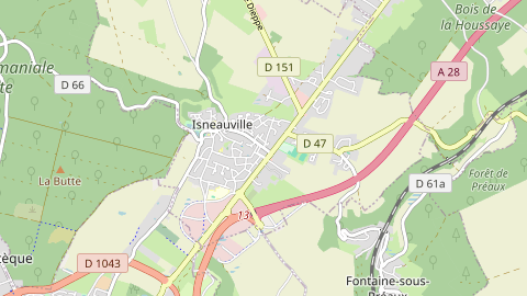 Carte de localisation de l'évènement