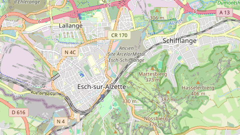 Carte de localisation de l'évènement