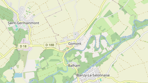 Carte de localisation de l'évènement