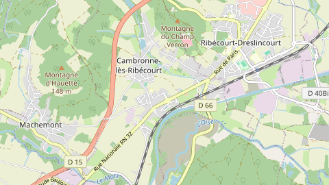 Carte de localisation de l'évènement