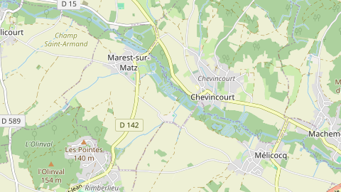 Carte de localisation de l'évènement