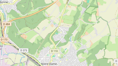 Carte de localisation de l'évènement