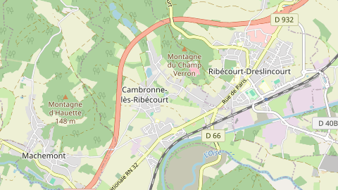 Carte de localisation de l'évènement