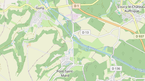 Carte de localisation de l'évènement