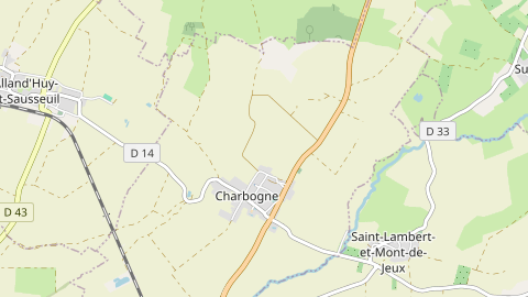 Carte de localisation de l'évènement