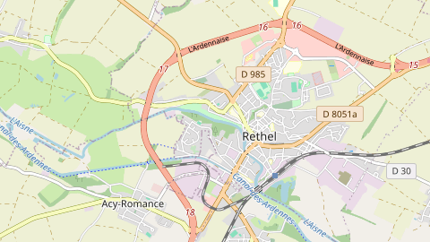 Carte de localisation de l'évènement