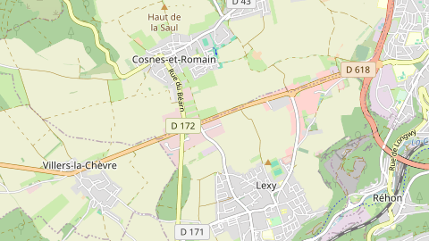 Carte de localisation de l'évènement
