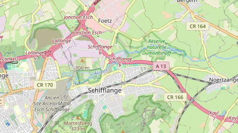 Carte de localisation de l'évènement