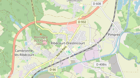 Carte de localisation de l'évènement