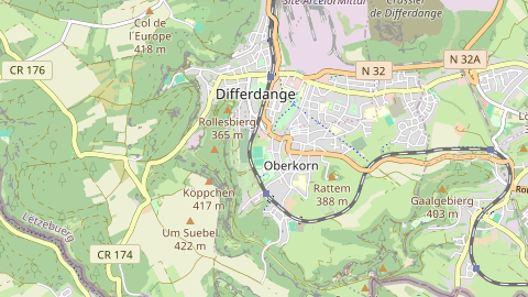Carte de localisation de l'évènement