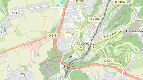 Carte de localisation de l'évènement