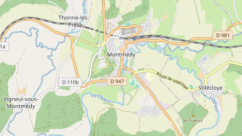 Carte de localisation de l'évènement