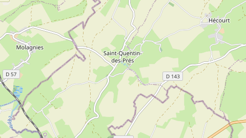 Carte de localisation de l'évènement