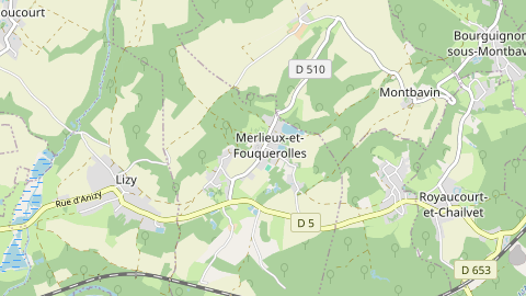 Carte de localisation de l'évènement