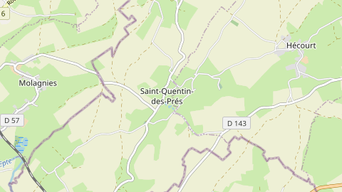 Carte de localisation de l'évènement