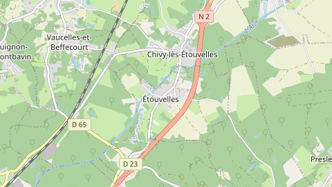 Carte de localisation de l'évènement