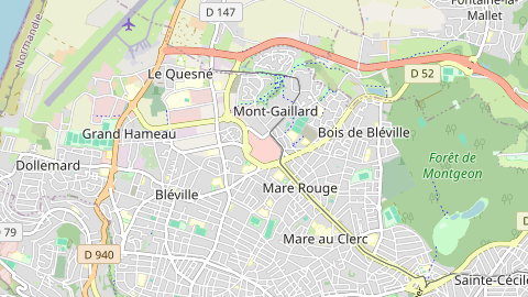 Carte de localisation de l'évènement